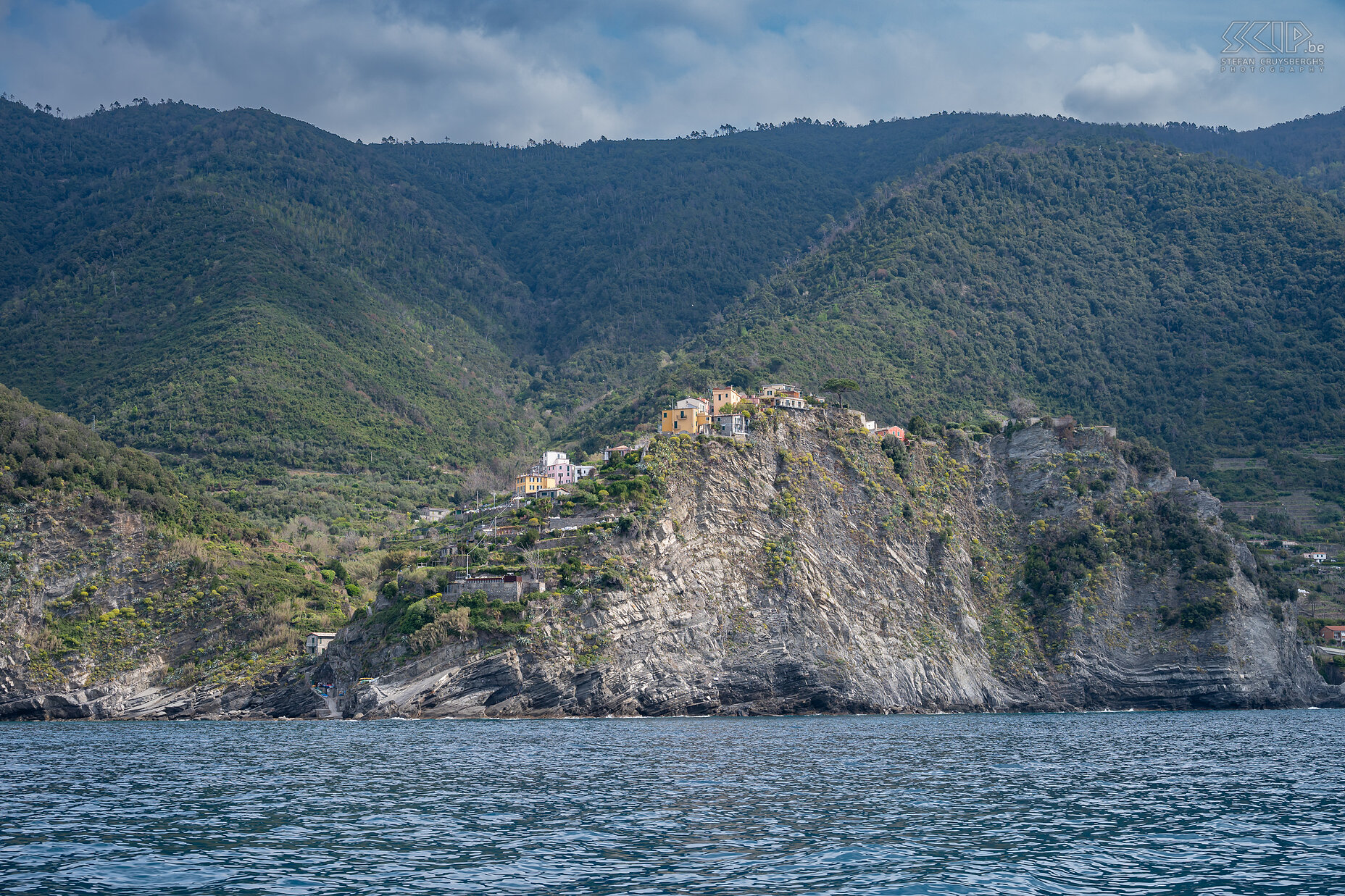 Corniglia seen from sea Corniglia is the central village of the Cinque Terre but it is about 100m high and has no direct access to the sea Stefan Cruysberghs